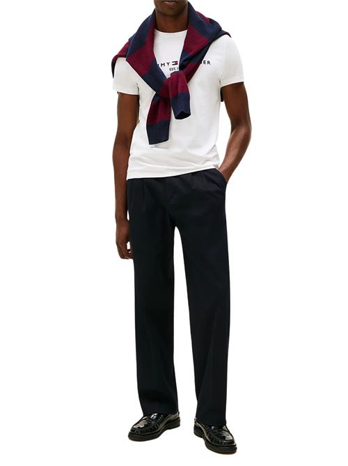 T-shirt bianca in cotone Tommy Hilfiger | MW0MW11465118